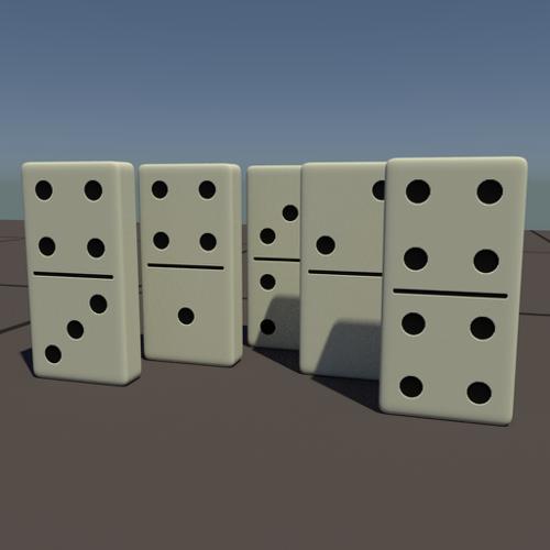 Domino with random numbers preview image